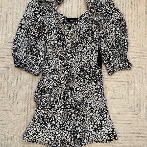 Zara long sleeved mini dress